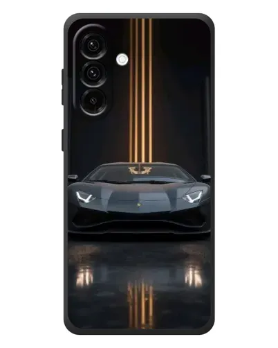 Чехол для Samsung Galaxy A57 с картинкой «Lamborghini золотые линии» Чехол для Samsung Galaxy A57 с картинкой «Lamborghini золотые линии»