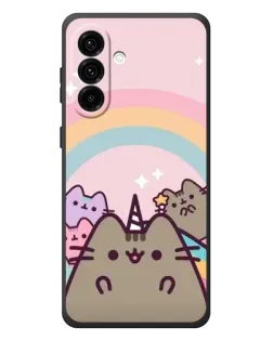Чехол для Samsung Galaxy A57 с картинкой «Единорог Pusheen»