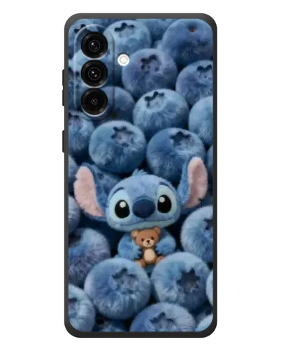 Чехол для Samsung Galaxy A57 с картинкой «Стич и голубика» Чехол для Samsung Galaxy A57 с картинкой «Стич и голубика»