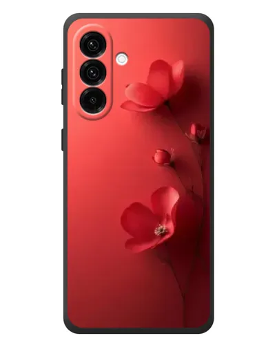 Чехол для Samsung Galaxy A57 с картинкой «Маковые соцветия»