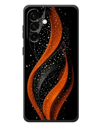 Чехол для Samsung Galaxy A57 с картинкой «Огненная звездная волна»