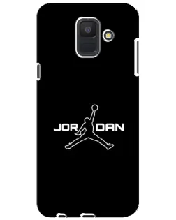 Чехол для Samsung Galaxy A6 2018 (A600F) с картинкой «Nike Pink Swirl»