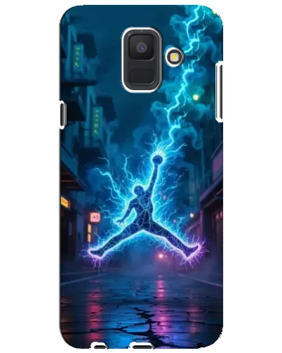 Чехол для Samsung Galaxy A6 2018 (A600F) с картинкой «Jordan Gold Jumpman»