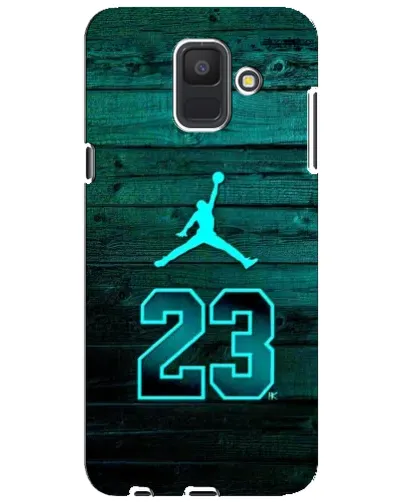 Чехол для Samsung Galaxy A6 2018 (A600F) с картинкой «Jordan Cyan 23»