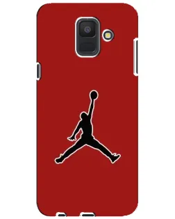 Чехол для Samsung Galaxy A6 2018 (A600F) с картинкой «Jordan Red Back»