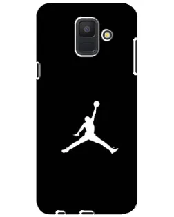Чехол для Samsung Galaxy A6 2018 (A600F) с картинкой «Jordan Silhouette»