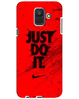 Чехол для Samsung Galaxy A6 2018 (A600F) с картинкой «Nike Just Do It»