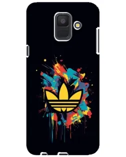 Чехол для Samsung Galaxy A6 2018 (A600F) с картинкой «Adidas Splash»