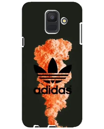 Чехол для Samsung Galaxy A6 2018 (A600F) с картинкой «Оранжевый дым Adidas» Чехол для Samsung Galaxy A6 2018 (A600F) с картинкой «Оранжевый дым Adidas»