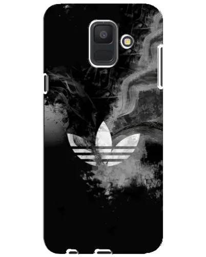 Чехол для Samsung Galaxy A6 2018 (A600F) с картинкой «Абстрактный дым Adidas» Чехол для Samsung Galaxy A6 2018 (A600F) с картинкой «Абстрактный дым Adidas»
