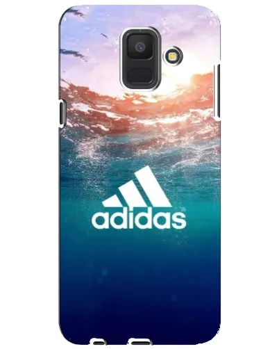 Чехол для Samsung Galaxy A6 2018 (A600F) с картинкой «Океанская глубина адидас» Чехол для Samsung Galaxy A6 2018 (A600F) с картинкой «Океанская глубина адидас»