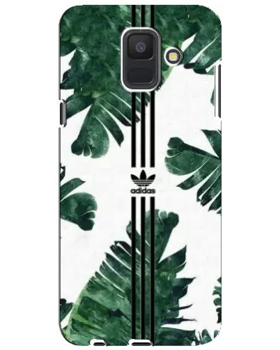 Чехол для Samsung Galaxy A6 2018 (A600F) с картинкой «Пальмовые листья адидас» Чехол для Samsung Galaxy A6 2018 (A600F) с картинкой «Пальмовые листья адидас»
