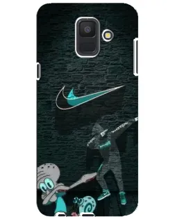 Чехол для Samsung Galaxy A6 2018 (A600F) с картинкой «Спортивный арт Nike» Чехол для Samsung Galaxy A6 2018 (A600F) с картинкой «Спортивный арт Nike»
