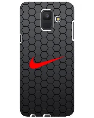 Чехол для Samsung Galaxy A6 2018 (A600F) с картинкой «Nike — карбоновая сетка» Чехол для Samsung Galaxy A6 2018 (A600F) с картинкой «Nike — карбоновая сетка»