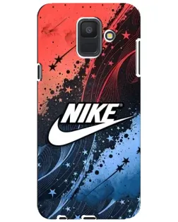 Чехол для Samsung Galaxy A6 2018 (A600F) с картинкой «Градиентный принт Найк» Чехол для Samsung Galaxy A6 2018 (A600F) с картинкой «Градиентный принт Найк»