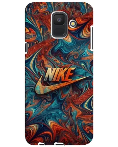 Чехол для Samsung Galaxy A6 2018 (A600F) с картинкой «Nike в абстракции» Чехол для Samsung Galaxy A6 2018 (A600F) с картинкой «Nike в абстракции»