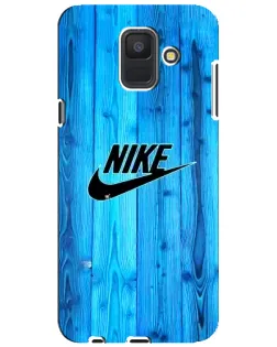Чехол для Samsung Galaxy A6 2018 (A600F) с картинкой «Голубое дерево Nike» Чехол для Samsung Galaxy A6 2018 (A600F) с картинкой «Голубое дерево Nike»