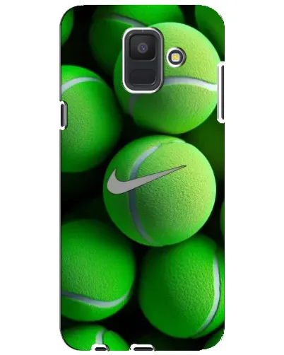 Чехол для Samsung Galaxy A6 2018 (A600F) с картинкой «Теннисные мячи Найк» Чехол для Samsung Galaxy A6 2018 (A600F) с картинкой «Теннисные мячи Найк»