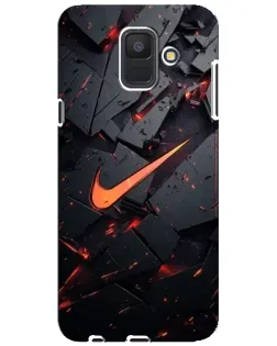 Чехол для Samsung Galaxy A6 2018 (A600F) с картинкой «Nike — эффект разломов» Чехол для Samsung Galaxy A6 2018 (A600F) с картинкой «Nike — эффект разломов»