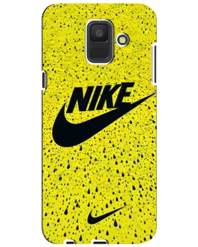 Чехол для Samsung Galaxy A6 2018 (A600F) с картинкой «Желтый текстурный Nike» Чехол для Samsung Galaxy A6 2018 (A600F) с картинкой «Желтый текстурный Nike»