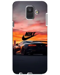 Чехол для Samsung Galaxy A6 2018 (A600F) с картинкой «Nike и суперкар» Чехол для Samsung Galaxy A6 2018 (A600F) с картинкой «Nike и суперкар»