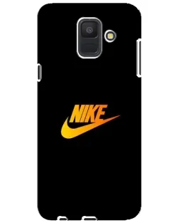 Чехол для Samsung Galaxy A6 2018 (A600F) с картинкой «Золотой логотип Nike» Чехол для Samsung Galaxy A6 2018 (A600F) с картинкой «Золотой логотип Nike»