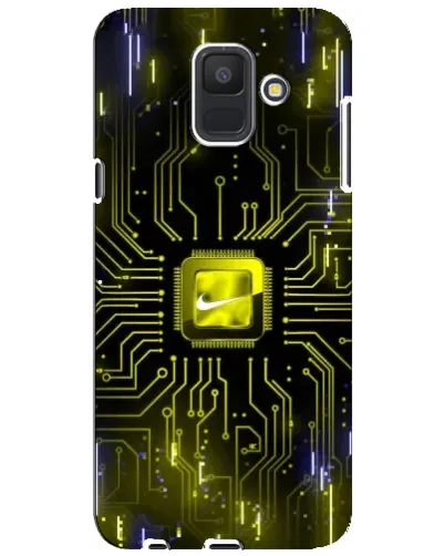 Чехол для Samsung Galaxy A6 2018 (A600F) с картинкой «Nike — золотая искра» Чехол для Samsung Galaxy A6 2018 (A600F) с картинкой «Nike — золотая искра»