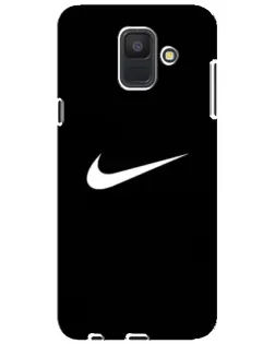 Чехол для Samsung Galaxy A6 2018 (A600F) с картинкой «Минималистический Найк» Чехол для Samsung Galaxy A6 2018 (A600F) с картинкой «Минималистический Найк»
