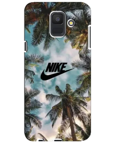 Чехол для Samsung Galaxy A6 2018 (A600F) с картинкой «Тропический принт Nike» Чехол для Samsung Galaxy A6 2018 (A600F) с картинкой «Тропический принт Nike»
