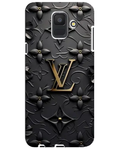Чехол для Samsung Galaxy A6 2018 (A600F) с картинкой «Кожаная текстура LV»