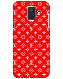 Чехол для Samsung Galaxy A6 2018 (A600F) с картинкой «Яркий паттерн LV»