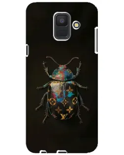 Чехол для Samsung Galaxy A6 2018 (A600F) с картинкой «LV — мраморный принт»