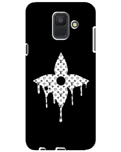 Чехол для Samsung Galaxy A6 2018 (A600F) с картинкой «Цветочная монограмма»