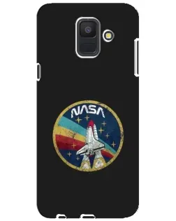Чехол для Samsung Galaxy A6 2018 (A600F) с картинкой «NASA — эмблема миссии» Чехол для Samsung Galaxy A6 2018 (A600F) с картинкой «NASA — эмблема миссии»