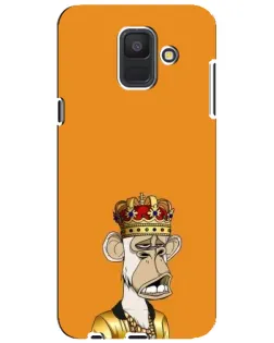 Чехол для Samsung Galaxy A6 2018 (A600F) с картинкой «Золотая обезьяна Bored Ape» Чехол для Samsung Galaxy A6 2018 (A600F) с картинкой «Золотая обезьяна Bored Ape»