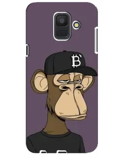 Чехол для Samsung Galaxy A6 2018 (A600F) с картинкой «Bored Ape в кепке» Чехол для Samsung Galaxy A6 2018 (A600F) с картинкой «Bored Ape в кепке»