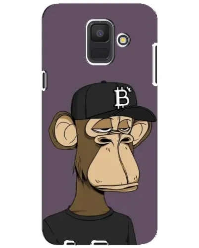 Чехол для Samsung Galaxy A6 2018 (A600F) с картинкой «Bored Ape в кепке»