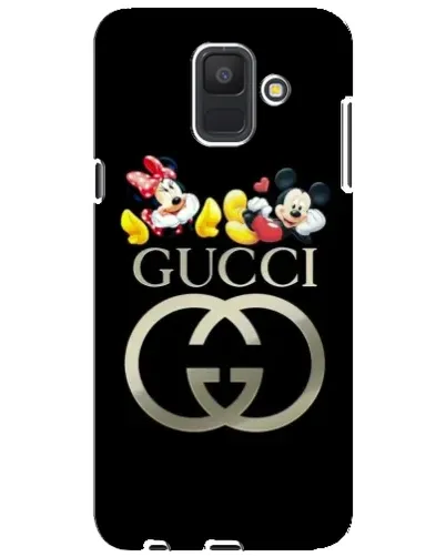 Чехол для Samsung Galaxy A6 2018 (A600F) с картинкой «Gucci — герои Disney»
