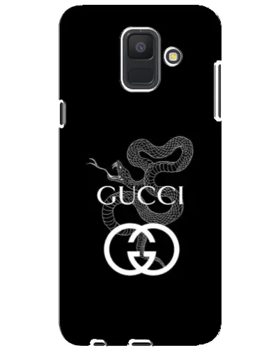 Чехол для Samsung Galaxy A6 2018 (A600F) с картинкой «Gucci — серебряная змея»