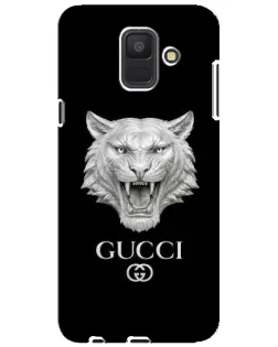Чехол для Samsung Galaxy A6 2018 (A600F) с картинкой «Gucci — серебряный лев»