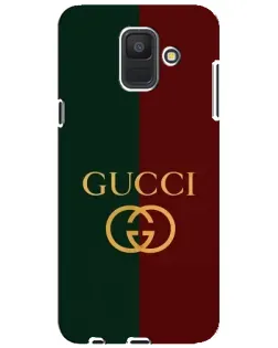 Чехол для Samsung Galaxy A6 2018 (A600F) с картинкой «Gucci — темно-зеленый градиент»