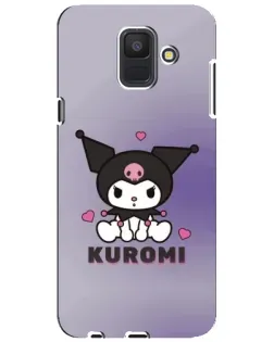 Чехол для Samsung Galaxy A6 2018 (A600F) с картинкой «Kuromi — фиолетовый арт» Чехол для Samsung Galaxy A6 2018 (A600F) с картинкой «Kuromi — фиолетовый арт»