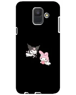 Чехол для Samsung Galaxy A6 2018 (A600F) с картинкой «My Melody и Kuromi» Чехол для Samsung Galaxy A6 2018 (A600F) с картинкой «My Melody и Kuromi»