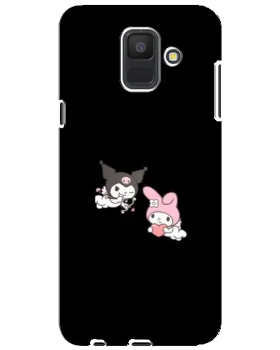 Чехол для Samsung Galaxy A6 2018 (A600F) с картинкой «My Melody и Kuromi»