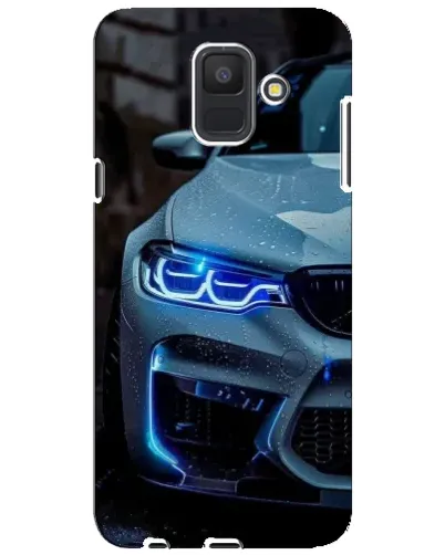 Чехол для Samsung Galaxy A6 2018 (A600F) с картинкой «Взгляд BMW с синими фарами» Чехол для Samsung Galaxy A6 2018 (A600F) с картинкой «Взгляд BMW с синими фарами»