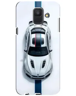 Чехол для Samsung Galaxy A6 2018 (A600F) с картинкой «Вид сверху — BMW M»