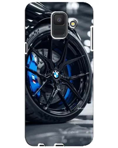 Чехол для Samsung Galaxy A6 2018 (A600F) с картинкой «Колесо BMW вблизи» Чехол для Samsung Galaxy A6 2018 (A600F) с картинкой «Колесо BMW вблизи»