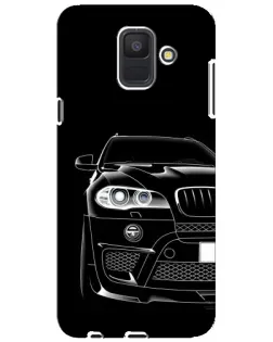 Чехол для Samsung Galaxy A6 2018 (A600F) с картинкой «Темный силуэт BMW»