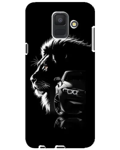 Чехол для Samsung Galaxy A6 2018 (A600F) с картинкой «BMW и лев» Чехол для Samsung Galaxy A6 2018 (A600F) с картинкой «BMW и лев»