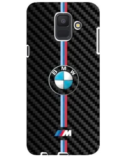 Чехол для Samsung Galaxy A6 2018 (A600F) с картинкой «Эмблема BMW и карбон» Чехол для Samsung Galaxy A6 2018 (A600F) с картинкой «Эмблема BMW и карбон»